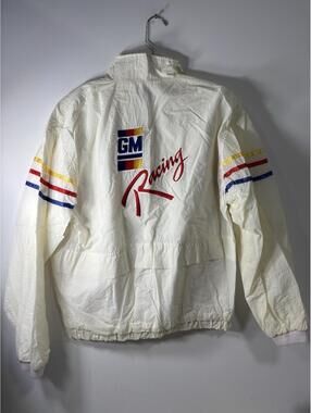 Vintage Sportswear GM Racing Nylon Zip  Jacket Mens Size Large